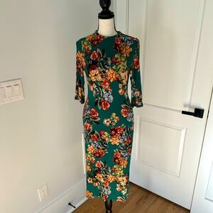 Fall Floral Dress